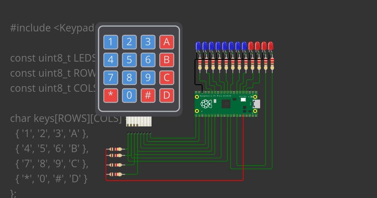 KeyPad and LEDs