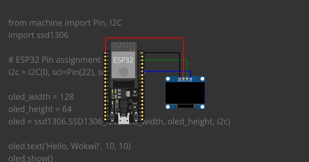 MicroPython OLED Display