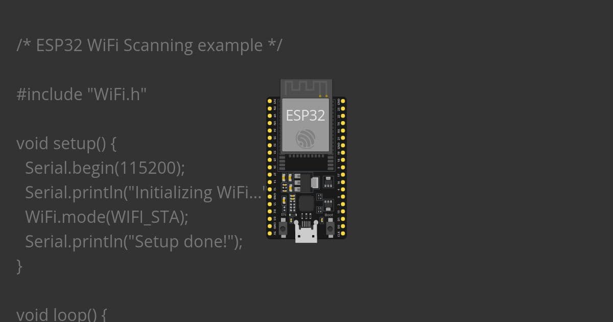 WiFi Scanning