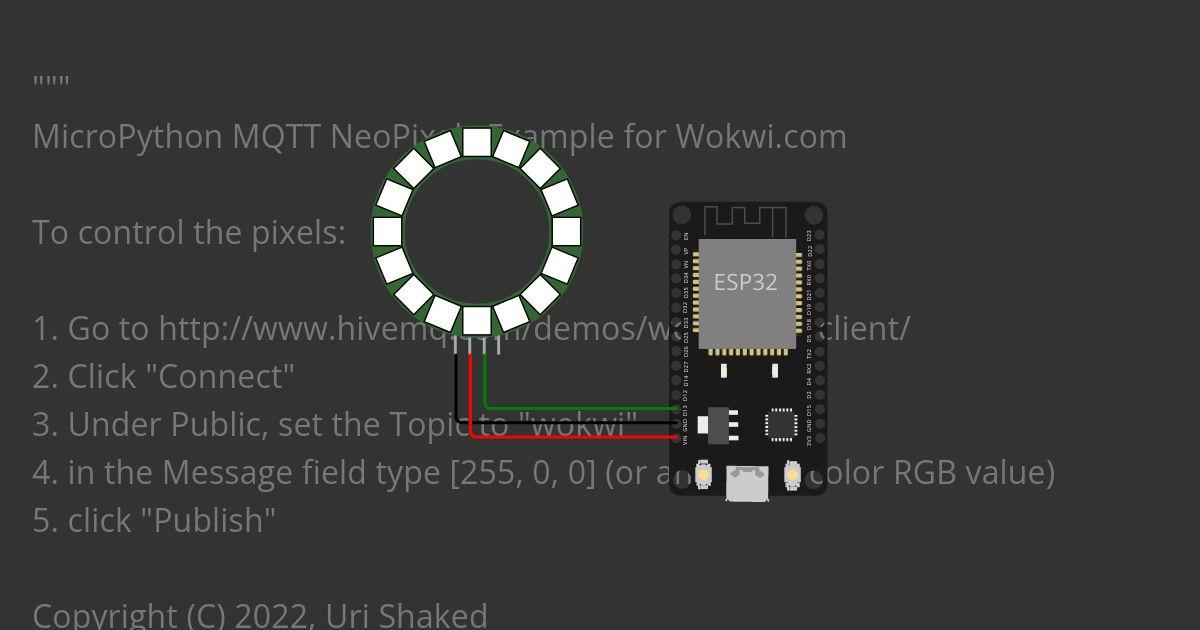 MQTT NeoPixel Ring