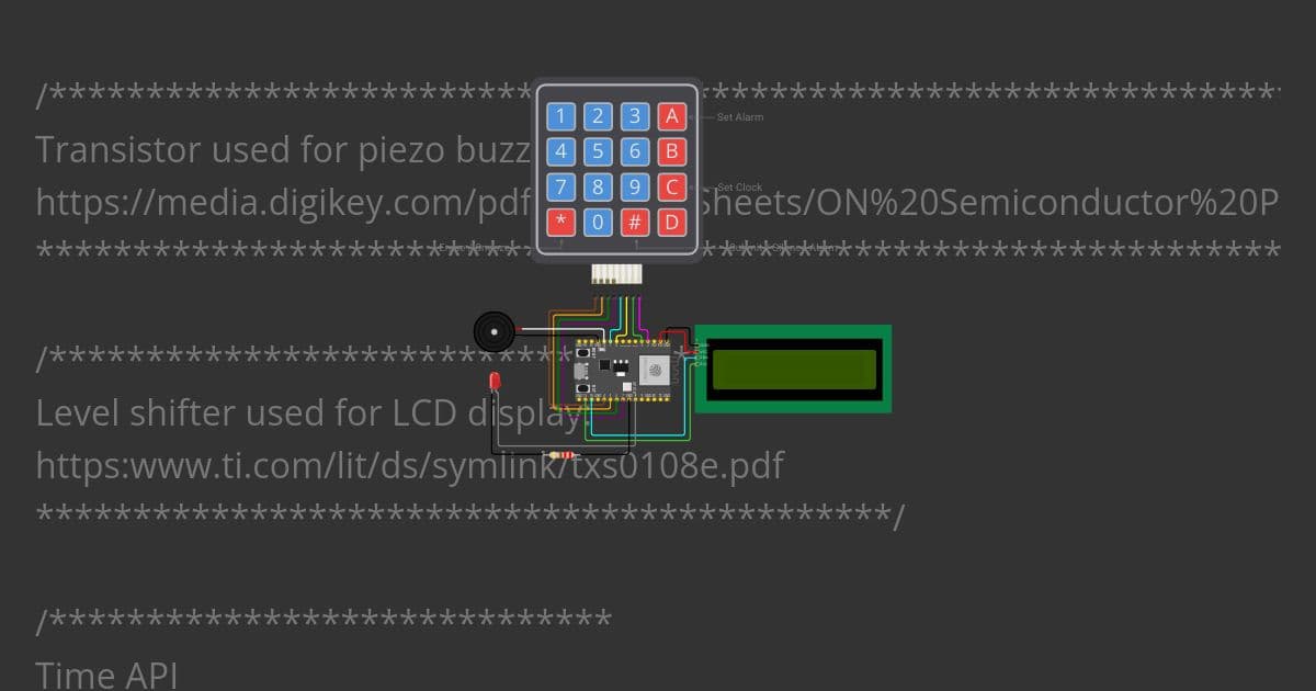 ESP32-C3 Alarm Clock